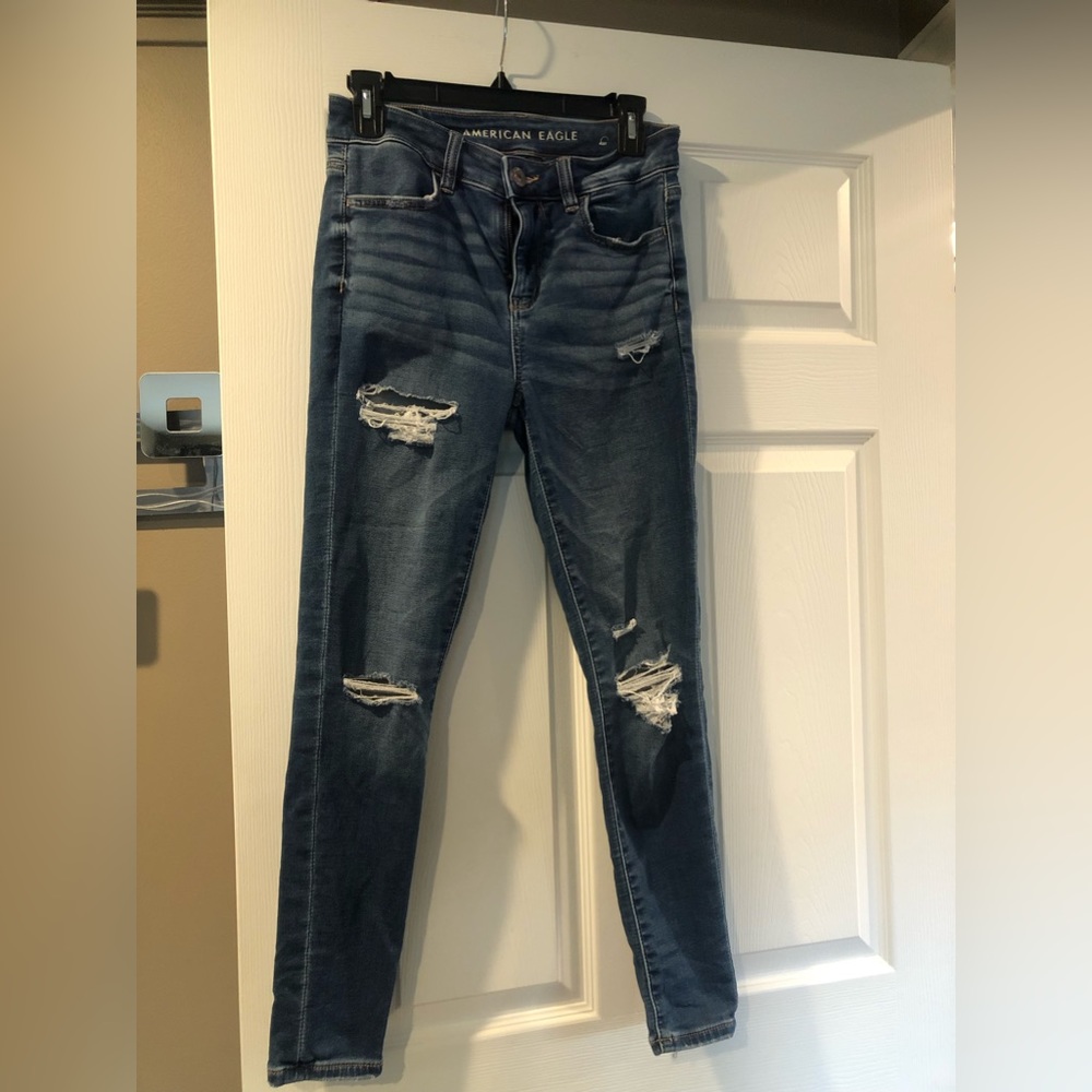 American Eagle ripped jeans